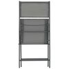 vidaXL Folding Outdoor Chairs 2 pcs Steel and Textilene