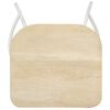 vidaXL Bar Stools 4 pcs Solid Mango Wood