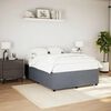 vidaXL Bed Frame without Mattress Dark Grey 140x190 cm Velvet