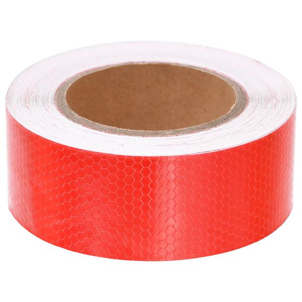 vidaXL Reflective Tape Red 5 cmx20 m PVC