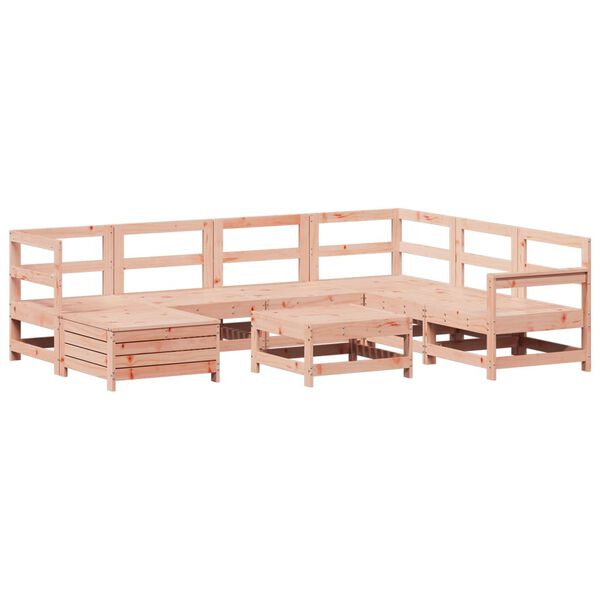 vidaXL 8 Piece Garden Sofa Set Solid Wood Douglas Fir
