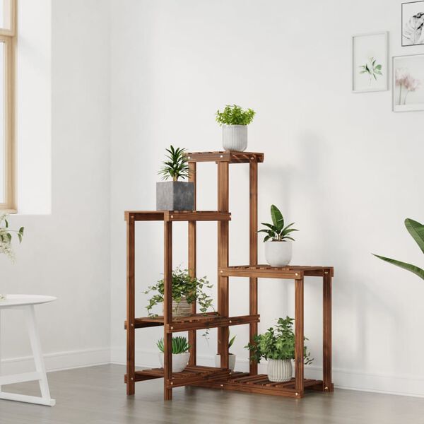vidaXL Flower Stand 62.5x61.5x101.5 cm Solid Wood Fir