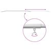 vidaXL suitable for Flat Tarpaulin Bracket 4 pcs Silver 130-210 cm