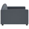vidaXL Day Bed without Mattress Dark Grey 90x190 cm Single Velvet