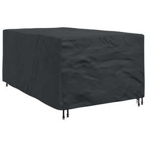 vidaXL Furniture Cover Plain Black 143 x 225 x 90 cm 420D