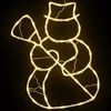 vidaXL Christmas Lights Snowman Silhouette 2 pcs 35 LEDs Warm White