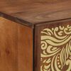 vidaXL Sideboard Brown 60 x 33 x 75 cm Solid Mango Wood
