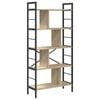 vidaXL Bookshelf 9-Tier 75 x 30 x 156 cm Engineered Wood Sonoma Oak