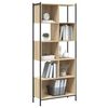 vidaXL Bookcase Sonoma Oak 72x28x172 cm Engineered Wood