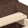 vidaXL Bed Frame without Mattress Brown Oak 75x190 cm Small Single