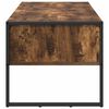 vidaXL Coffee Table Smoke Oak 100 x 46 x 40 cm Engineered Wood