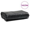 vidaXL Tarpaulin Anthracite 1x2.5 m 650 g/m&sup2;