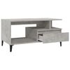 vidaXL Coffee Table Concrete Grey 90x49x45 cm Engineered Wood