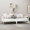 vidaXL Day Bed without Mattress White Solid Wood Pine 90x200cm