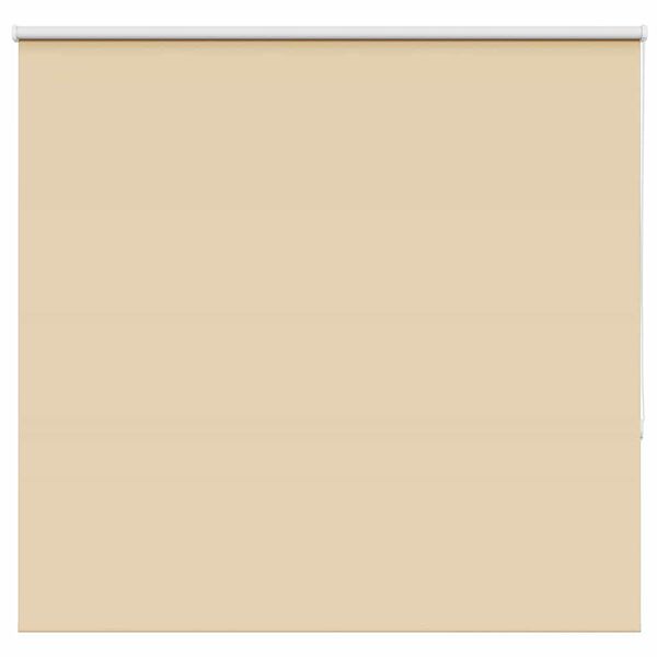 vidaXL Roller Blind Blackout Beige 165x130 cm Fabric Width 161.6 cm Polyester