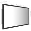 vidaXL LED Bathroom Mirror Grey 80x8.5x37 cm Acrylic