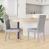 vidaXL Dining Chair 2 pcs White Wash 45 x 54 x 93 cm