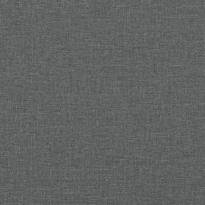 vidaXL Daybed with Mattress Dark Grey 90x190 cm Fabric