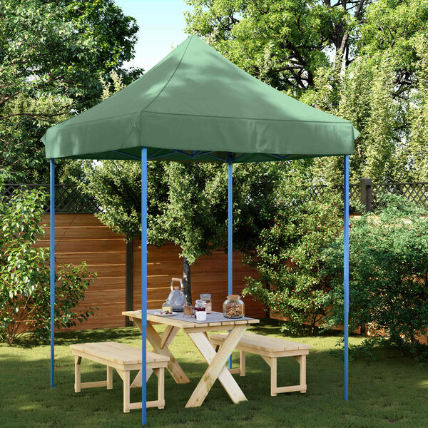 vidaXL Party Tent Folding Green 200 x 200 x 306 cm Oxford Fabric