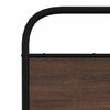 vidaXL Bed Frame Without Mattress 120x190 cm Small Double Brown Oak Engineered Wood