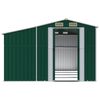 vidaXL Garden Shed Green 277x365.5x179 cm Galvanised Steel
