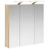 vidaXL Bathroom Mirror Cabinet Sonoma Oak 70 x 14.5 x 70 cm
