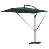 vidaXL Cantilever Banana Parasol Green 294 x 200 x 254 cm