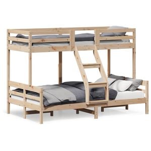 vidaXL Bunk Bed without Mattress 90x200/120x200 cm Solid Wood