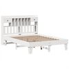 vidaXL Bed Frame without Mattress White 140x190 cm Solid Wood Pine