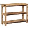 vidaXL Console Table 100x35x75 cm Solid Wood Mango