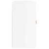 vidaXL Wall Cabinet High Gloss White 60x31x60 cm Engineered Wood