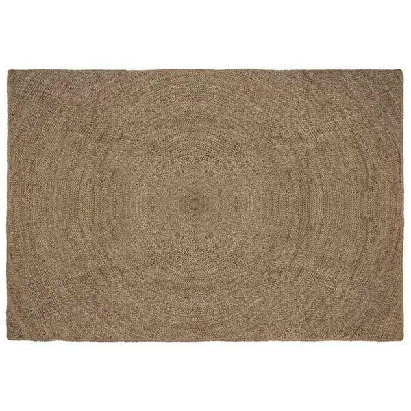 vidaXL Area Rugs Rectangular Grey 160 x 230 cm Jute