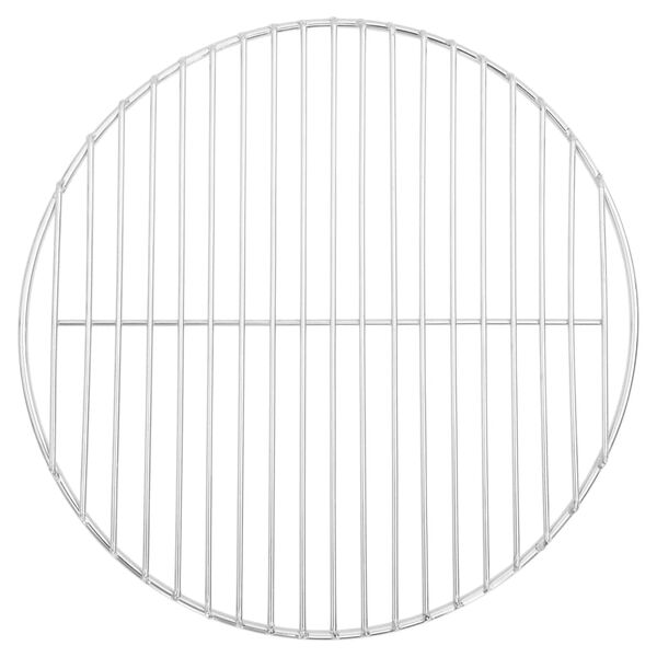 vidaXL BBQ Grill Grate Round &Oslash;37 cm 304 Stainless Steel