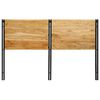 vidaXL Headboard 160 cm Solid Wood Acacia and Iron