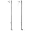 vidaXL Garden Shower 215 cm Stainless Steel