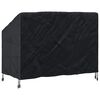 vidaXL Garden Bench Cover Black 134 x 70 x 65 / 94 cm 600D fabric