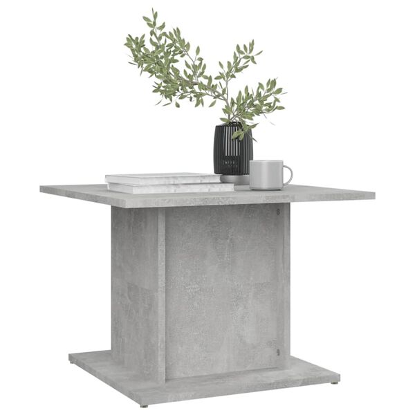 vidaXL Coffee Table Concrete Grey 55.5x55.5x40 cm Engineered Wood
