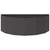 vidaXL Planter Black 120 x 60 x 35 cm Steel