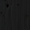 vidaXL Bed Headboard Black 106x4x100 cm Solid Wood Pine