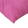 vidaXL Scatter Pillows Plain 4 pcs Pink 60 x 60 cm Polyester Farbic