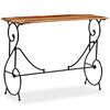 vidaXL Console Table Solid Acacia Wood 100x40x75 cm