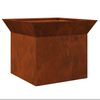 vidaXL Fire Pit Rusty 50 x 50 x 40 cm Weathering steel