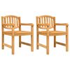 vidaXL 5 Piece Garden Dining Set Solid Wood Teak