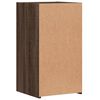 vidaXL Bedside Cabinet Brown Oak 35x34x65 cm Engineered Wood