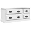 vidaXL TV Cabinet White 100x35.5x45 cm Engineered Wood
