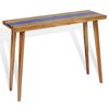 vidaXL Console Table Teak Resin 100x35x75 cm