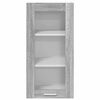 vidaXL Hanging Cabinet with Storage 2 pcs Grey Sonoma 40 x 31 x 80 cm