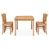 vidaXL 5 Piece Garden Dining Set Solid Teak Wood