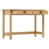 vidaXL Console Table Hill with 2 Drawers 110x45x74 cm Solid Pine Wood