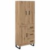 vidaXL Highboard 2 pcs Artisan Oak 69.5 x 34 x 180 cm